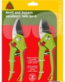 Twin Pack Bypass & Anvil Secateurs